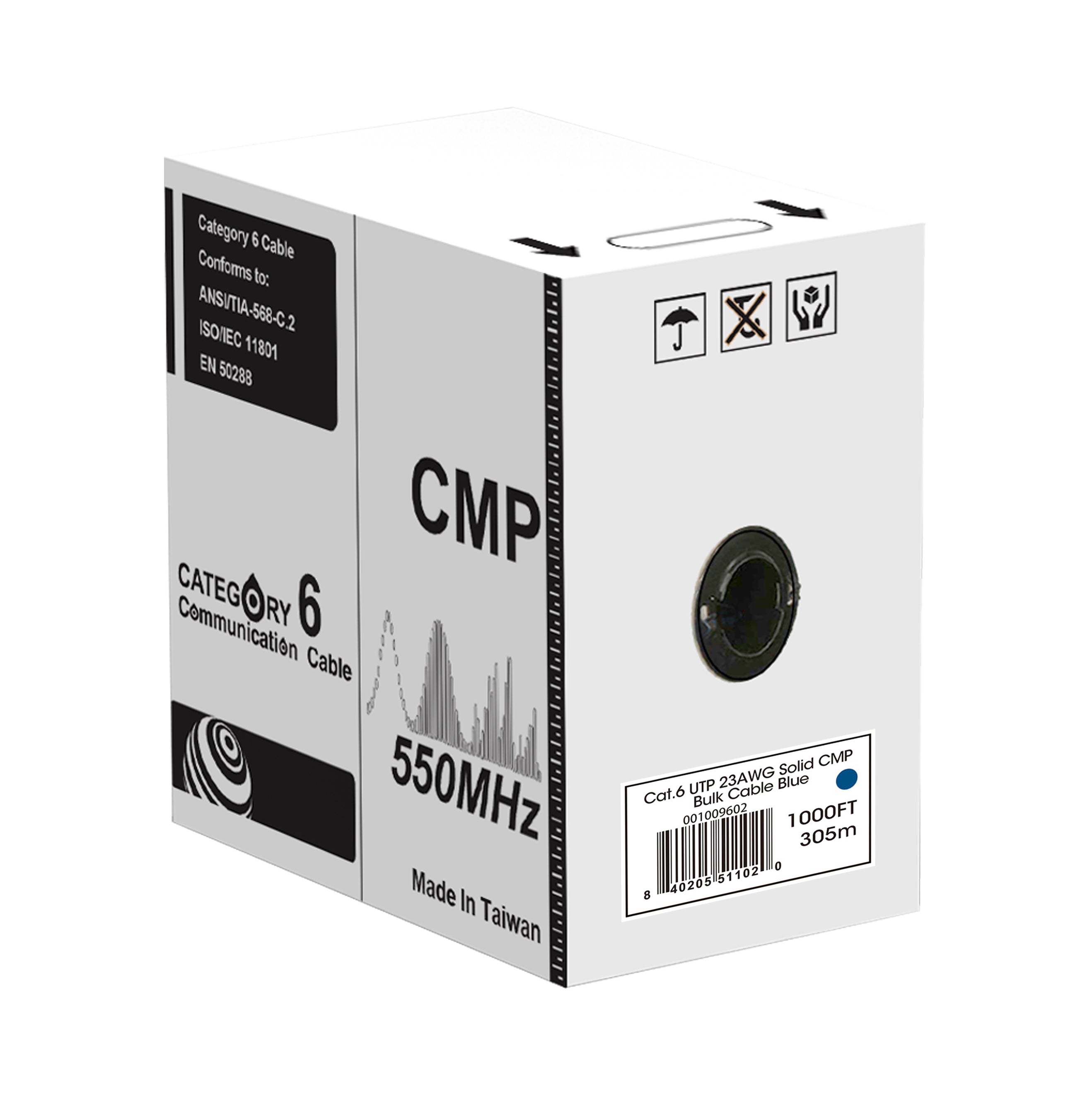 CAT6 UTP 23AWG Solid CMP bulk cable CAT6 UTP 23AWG Solid CMP bulk cable